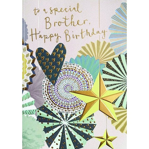 Pinwheels Brother Birthday Card