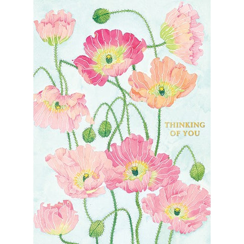 Poppies Sympathy Card - Just Fabulous Palm Springs