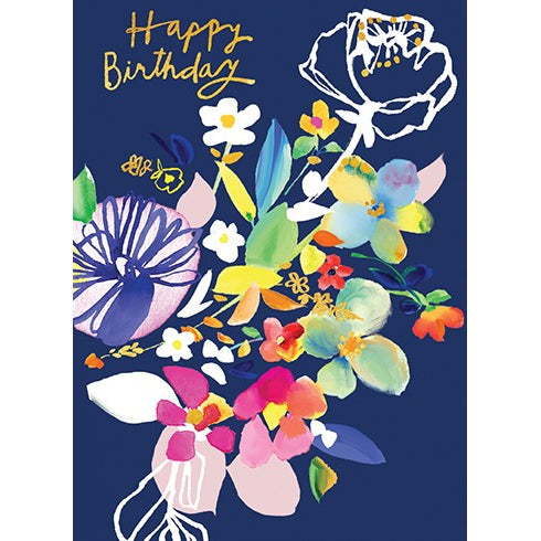 Chit Chat Bouquet Birthday Card