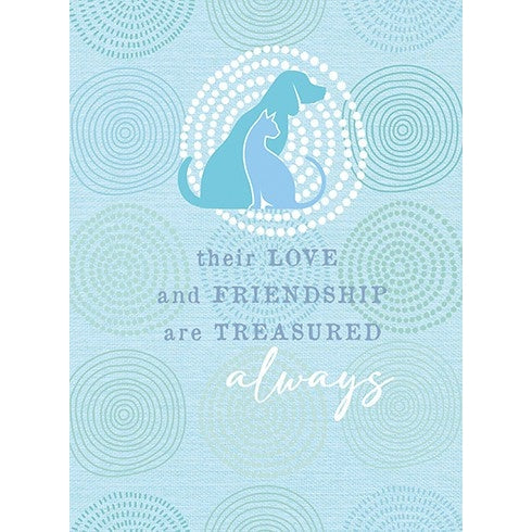 Treasured Pet Sympathy Greeting Card