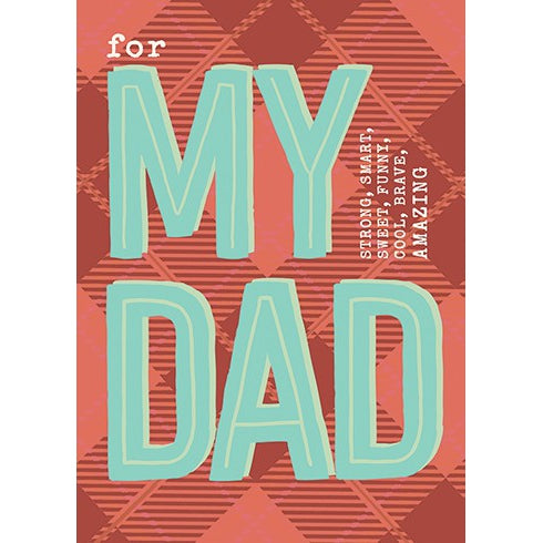 Plaid Dad Father's Day Card