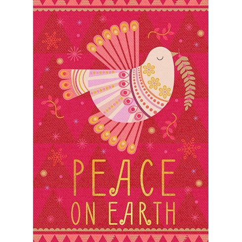 Red Dove Holiday Card