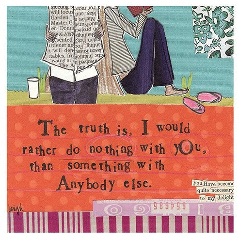 Nothing With You Love Greeting Card - Just Fabulous Palm Springs