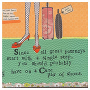Great Journeys Good Luck Greeting Card - Just Fabulous Palm Springs