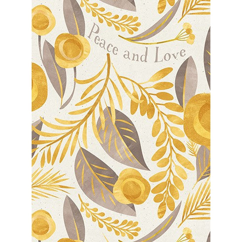 Peace And Love Sympathy Card