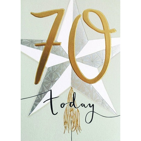 70 Birthday Card