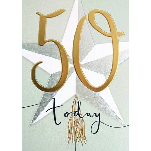 50 Birthday Card
