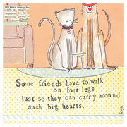 Four Legs Greeting Card - Just Fabulous Palm Springs