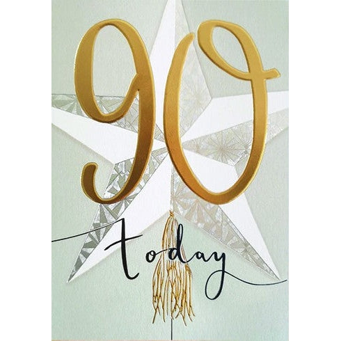 90 Birthday Card