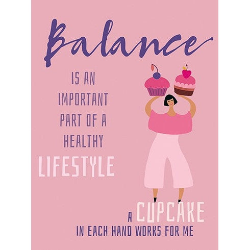 Balance Birthday Card