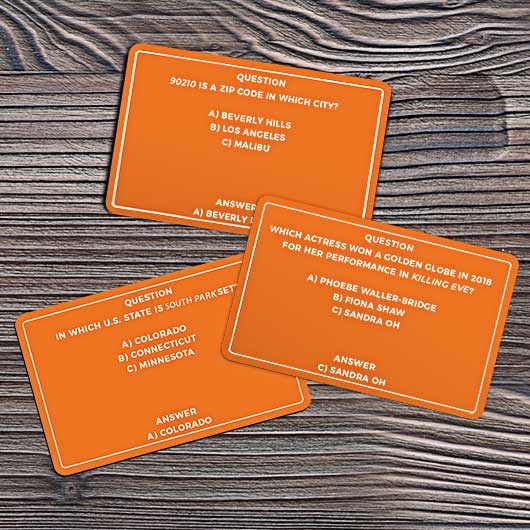 Ultimate TV Trivia Cards - Just Fabulous Palm Springs