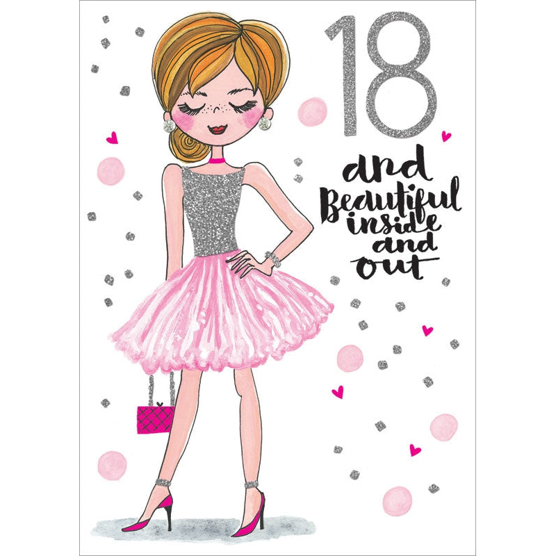 Olivia 18 Birthday Card