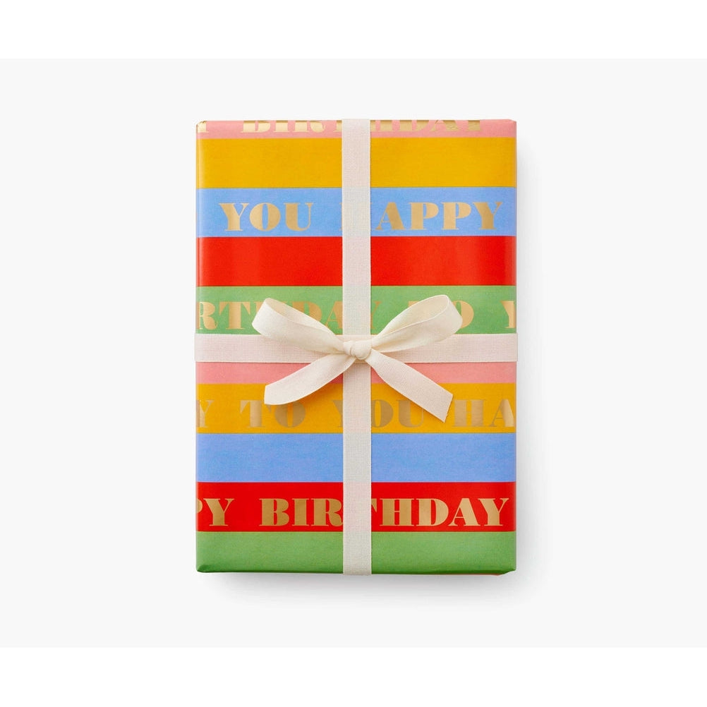 Birthday Wishes Wrapping Paper